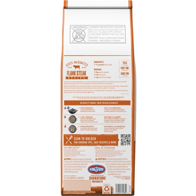 Kingsford Charcoal For Grilling Charcoal Briquettes With Signature Mesquite BBQ - 8 Lbs - Image 2