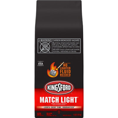Kingsford Match Light Instant Charcoal Briquettes - BBQ Charcoal for Grilling - 4 lbs