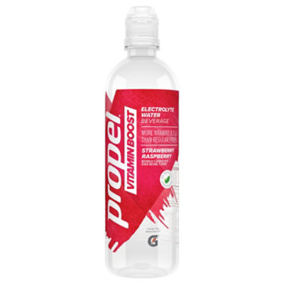 Propel Vitamin Boost Electrolyte Water Beverage Strawberry Raspberry - 20 Fl. Oz.