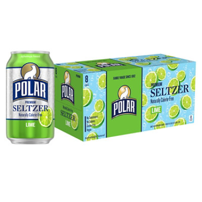 Polar Seltzer Lime - 8-12 Oz - Image 1