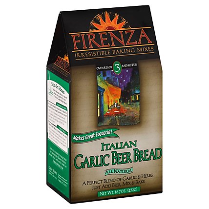 Firenza Bread Mix Italian Garlic Beer - 16.7 Oz - Image 1