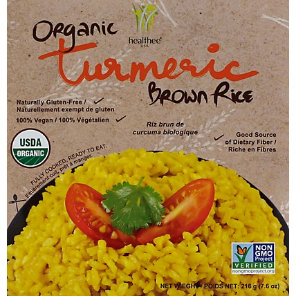 Healthee Org Turmeric Brn Rice - 7.6 Oz - Image 2