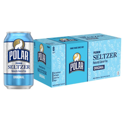 Polar Sparkling Original Seltzer - 8 - 12 Oz. - Image 1