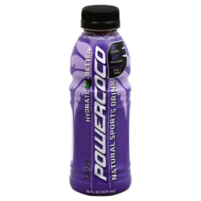 Power Coco Sports Drink Coconut Water Grape 16 Fl. Oz. Vons