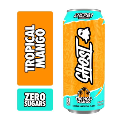 Ghost Tropical Mango Energy Drink In Can - 16 Fl. Oz.