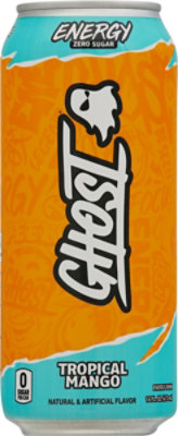 Ghost Tropical Mango Energy Drink In Can - 16 Fl. Oz. - Image 1