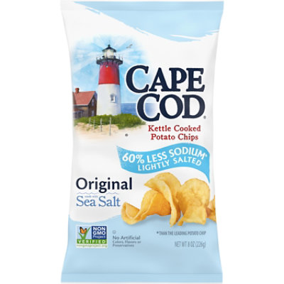 Cape Cod Lightly Salted Kettle Cooked Potato Chips - 8 Oz - Image 1