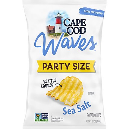 Cape Cod Potato Chips Waves Sea Slt 13z - 13 Oz - Image 2