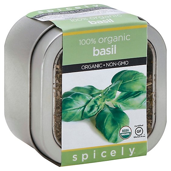 Spicely Organic Basil - 1.2 Oz