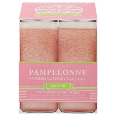 Pampelonne Rose Lime Sparkling Wine Cans Wine - 4-8.4 Fl. Oz.