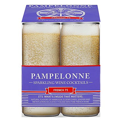 Pampelonne French 75 Cans Wine - 4-8 Fl. Oz. - Image 3
