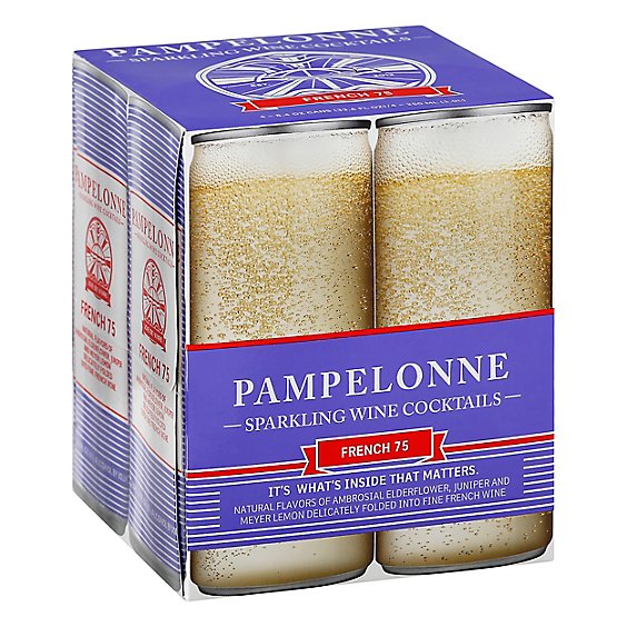 Pampelonne French 75 Cans Wine - 4-8 Fl. Oz.