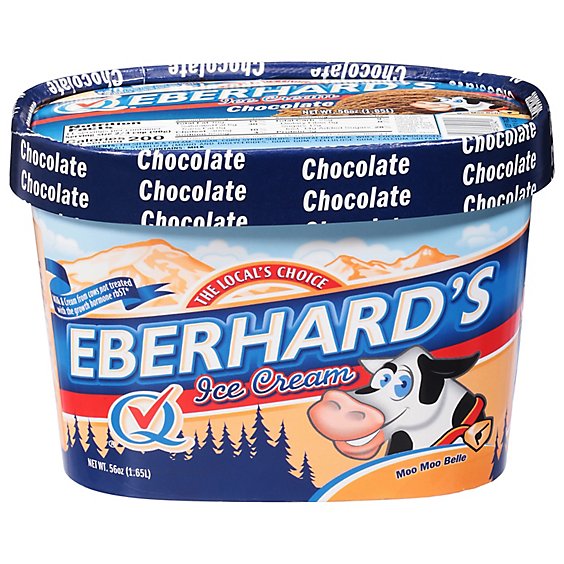 Eberhards Chocolate Ice Cream - 1.75 Quart