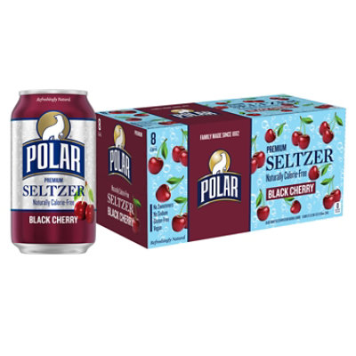 Polar Seltzer Black Cherry Cans - 8-12 Oz  - Image 1