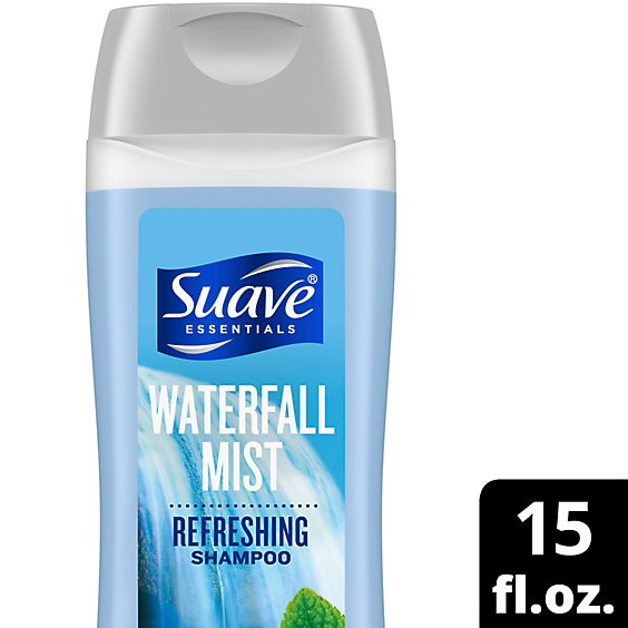 Suave Essentials Shampoo Waterfall Mist - 15 Fl. Oz.