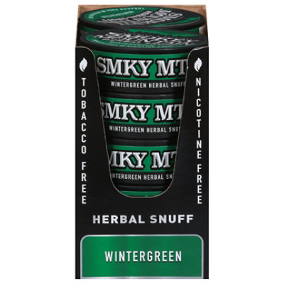 Smoky Mountain Snuff Wintergreen - Case