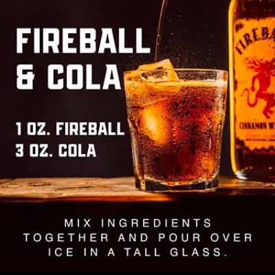 Fireball Hot Cinnamon Blended Whiskey 66 Proof In Plastic Bottles - 12-50 Ml - Image 4