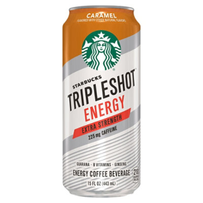 Starbucks Tripleshot Energy Coffee Beverage Extra Strength Caramel - 15 Fl. Oz.
