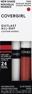 COVERGIRL Outlast All Day Custom Nudes Medium Warm Lip Color- 0.13 Fl. Oz. - Image 2