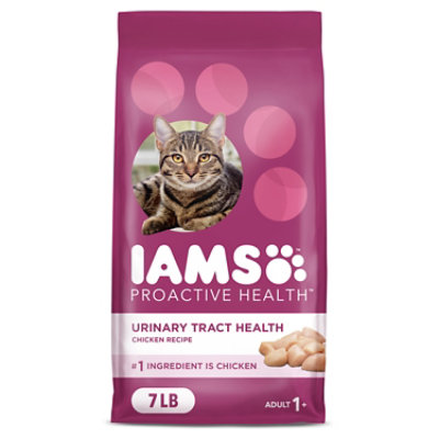 Iams Proactive Health Urinary Tract Health with Chicken Adult Dry Cat Food - 7 Lbs - Image 1