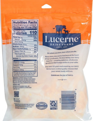 Lucerne Cheddar Jack Cheese Shred - 8 Oz - Image 5