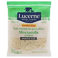 Lucerne Mozzarella Cheese Shredded Rustic Cut Low Moisture Part Skim - 32 Oz - Image 1