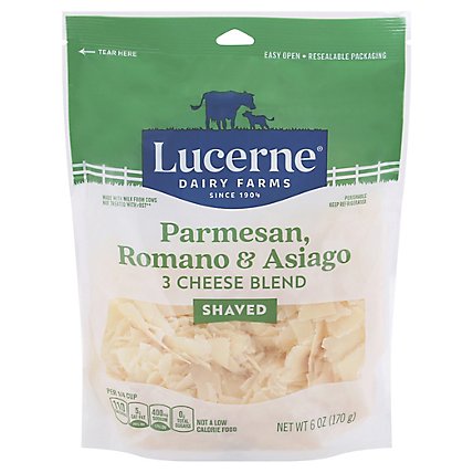 Lucerne Parmesan Romano Asiago Cheese Shred - 6 Oz - Image 3
