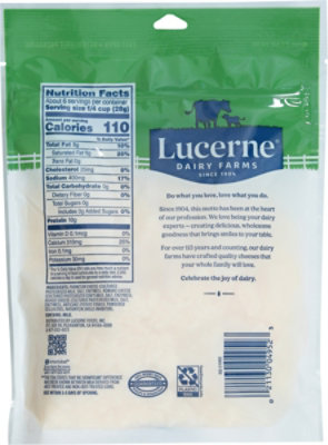 Lucerne Parmesan Romano Asiago Cheese Shred - 6 Oz - Image 5