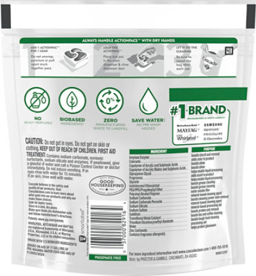 Cascade Free & Clear Dishwasher Detergent ActionPacs Lemon Essence - 16 Count - Image 5