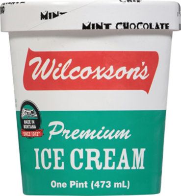 Wilcoxson's Mint Chocolate Chip Ice Cream - 1 Pint - Image 5