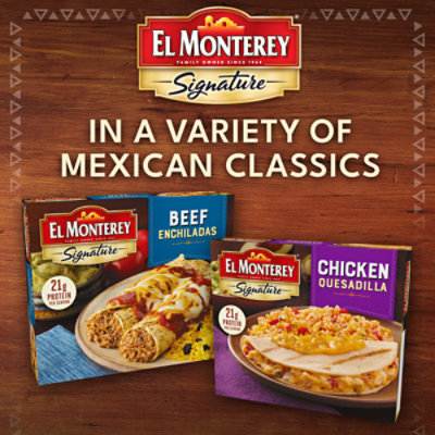 El Monterey Signature Beef Frozen Enchiladas Meal 2 Count - 10.25 Oz - Image 7