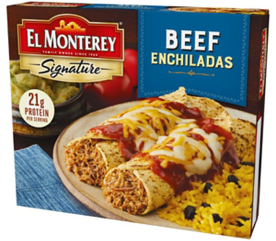 El Monterey Signature Beef Frozen Enchiladas Meal 2 Count - 10.25 Oz - Image 4