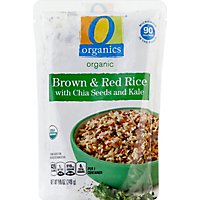 O Organics Brown & Red Rice W/Chia & Kale 90 - 8.8 Oz - Image 2