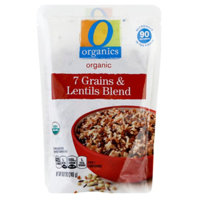 O Organics 7 Grains & Lentils 90 Seconds - 8.8 Oz