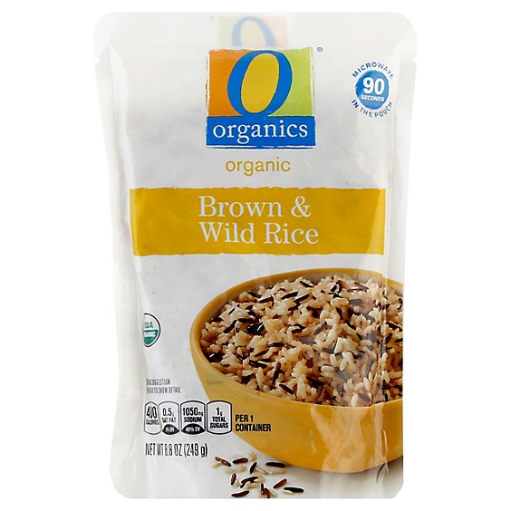 O Organics Long Grain Wild & Brown Rice 90 - 8.8 Oz
