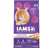IAMS Proactive Health with Chicken Healthy Kitten Dry Cat Food - 7 Lb