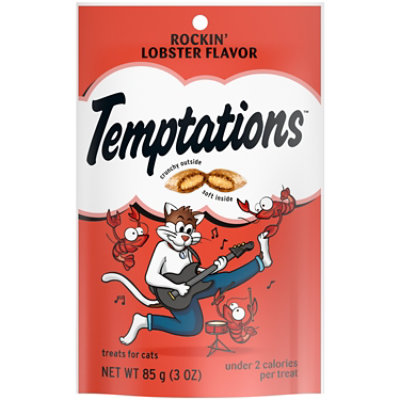 Temptations Classic Rockin Lobster Flavor Crunchy and Soft Adult Cat Treats - 3 Oz - Image 1