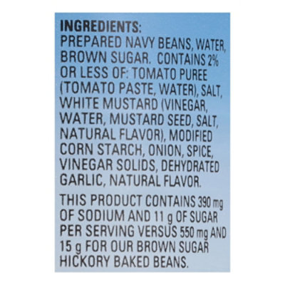 Bushs Brown Sugar Reduced Sugar & Sodium Baked Beans Can - 15.7 Oz - Image 4