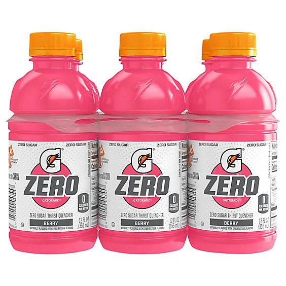 Gatorade G Zero Sugar Berry - 6-12 Fl. Oz.