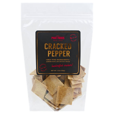 Phat Crackers Cracked Pepper - 4.5 Oz - Image 1