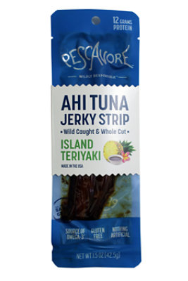 Pescavore Ahi Tuna Strip Island Teriyaki - 1.5 Oz
