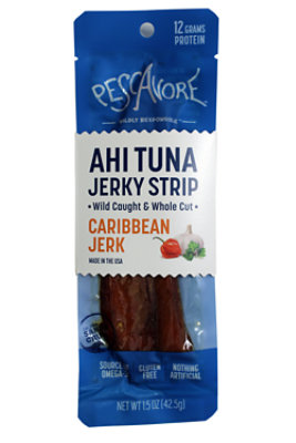 Pescavore Ahi Tuna Strip Caribbean Jerk - 1.5 Oz