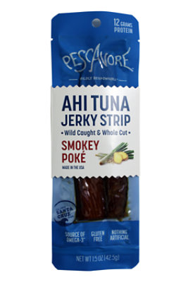  Pescavore Ahi Tuna Strip Smokey Poke - 1.5 Oz 