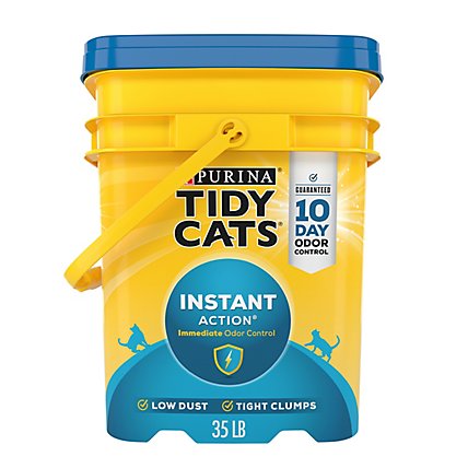 Tidy Cats Cat Litter Instant Action - 35 Lb - Image 1