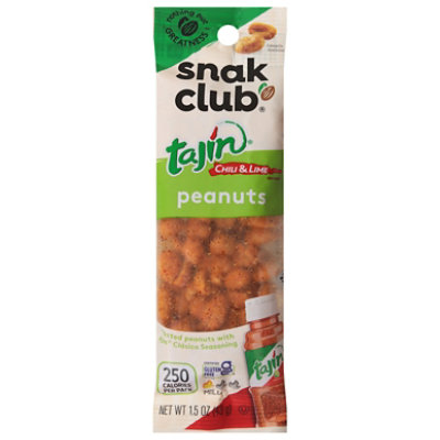 Snak Club Grab N Run Tajin Clasico Peanuts - 1.5 Oz