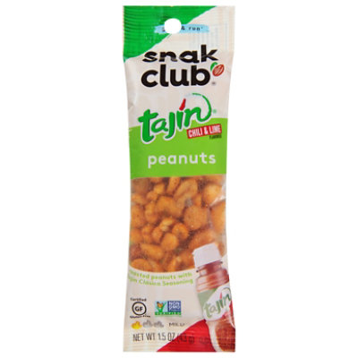 Snak Club Grab N Run Tajin Clasico Peanuts - 1.5 Oz