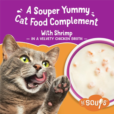 Friskies Cat Food Wet Lil Soups Shrimp - 1.2 Oz - Image 3