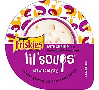 Friskies Cat Food Wet Lil Soups Shrimp - 1.2 Oz