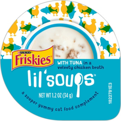 Friskies Cat Food Wet Lil Soups Tuna - 1.2 Oz - Image 1