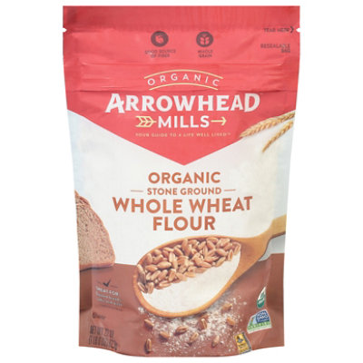 Arrowhead Mills Flour Whole Wheat Organic Stone Ground - 22 Oz - Image 3